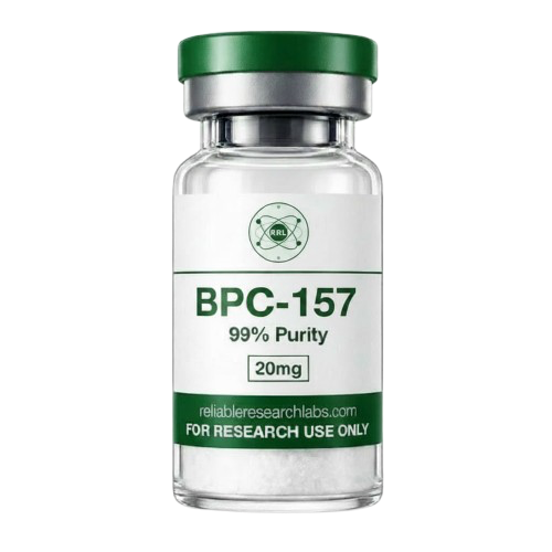 BPC-157 research peptide vial, 99% purity