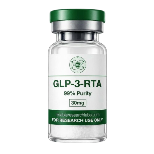GLP-3-RTA research peptide vial, 99% purity