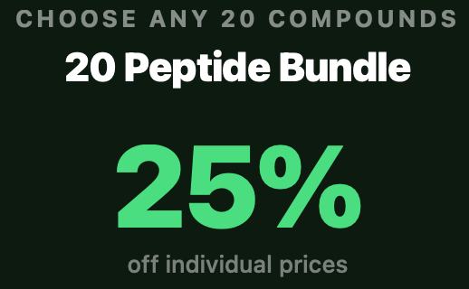 20 peptide bundle – Save 25%